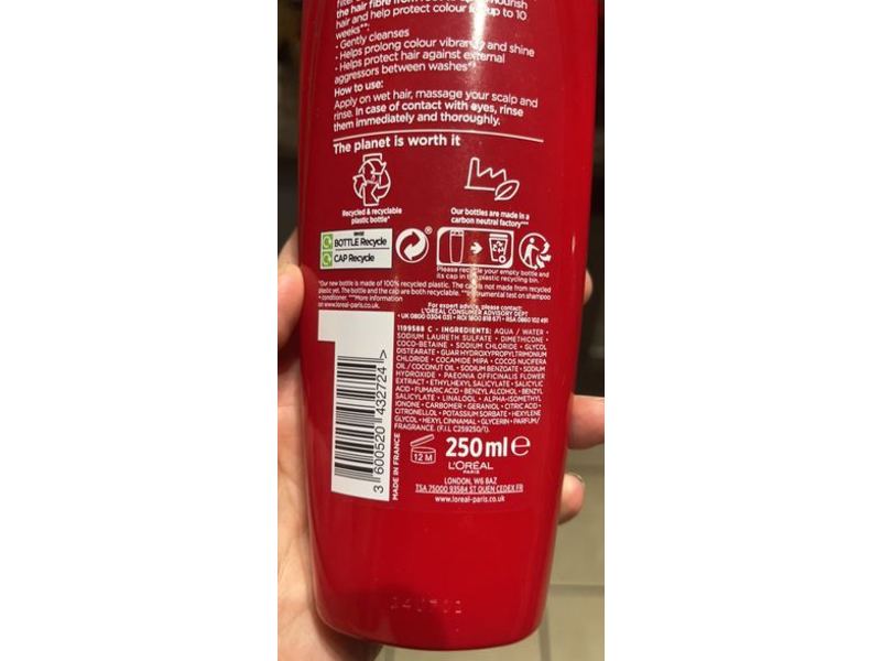 L'Oreal Paris Elvive Colour Protect Shampoo, 250 mL