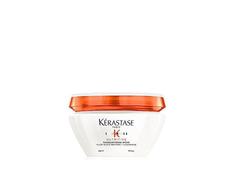 Kerastase Nutritive Masquintense Riche, Plant-Based Proteins + Niacinamide, 6.8 fl oz/200 mL