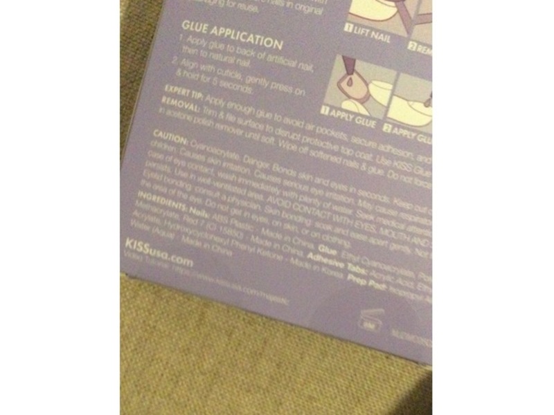 Kiss Majestic The Queen Press-On Nails, Light Blue, 30 Count