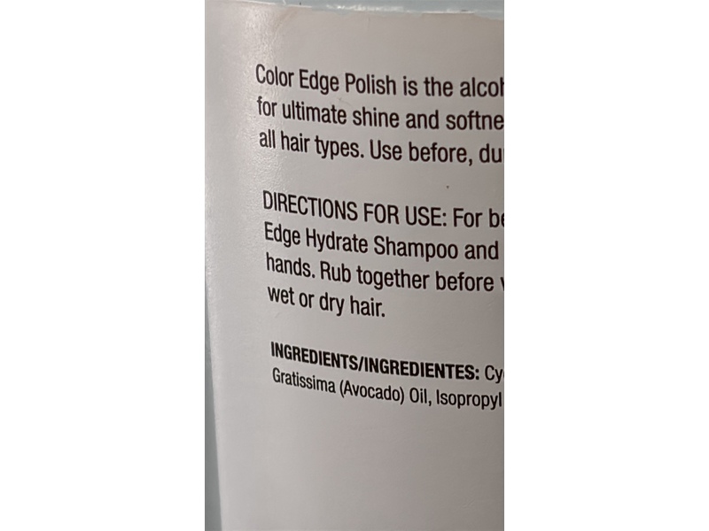 Color Edge Polish, Avocado Oil, 12 fl oz/355 mL