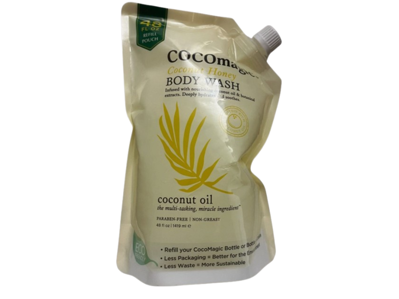 Cocomagic Body Wash, Coconut Honey, 48 fl oz/1419 mL