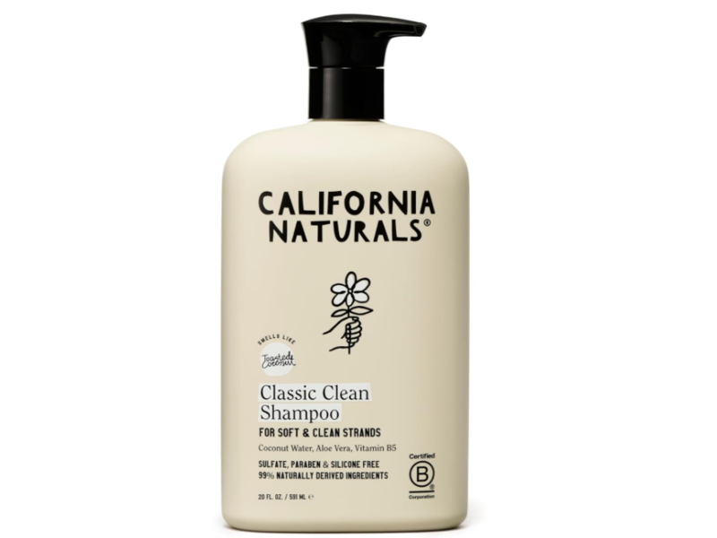 California Naturals Classic Clean Shampoo, Toasted Coconut, 20 fl oz/591 mL