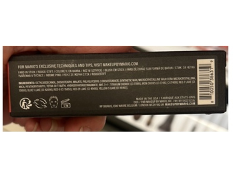 Makeup By Mario Soft Pop Blush Stick, Raspberry,0.37 oz/10.5 g