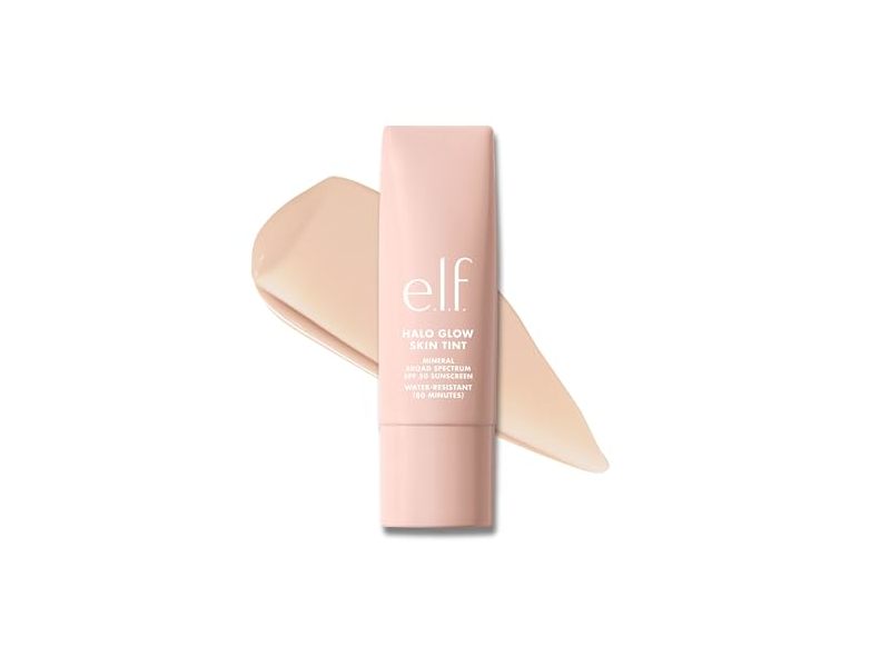 e.l.f. Cosmetics Halo Glow Skin Tinted Moisturizer, SPF 50, 3 Fair Cool, 1 fl oz/30 mL