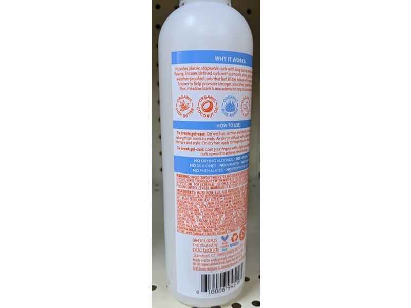 Cantu Weightless Smooth + Hold Gel, 10 fl oz/295 mL