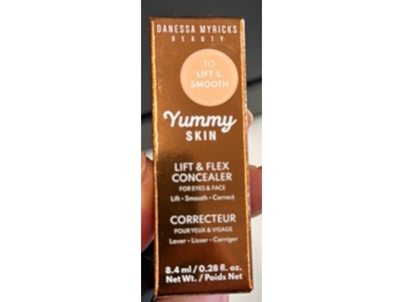 Danessa Myricks Beauty Yummy Skin Lift & Flex Concealer, 8 Golden Olive, 0.28 fl oz/8.4 mL
