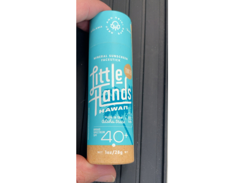 Little Hands Hawaii Tinted Mineral Sunscreen Stick, SPF 40+, 1 oz/28 g