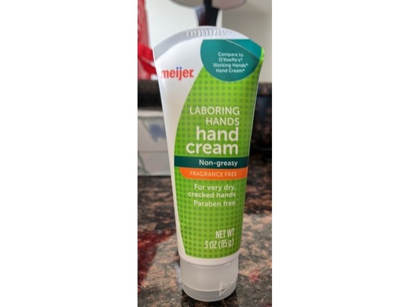 Meijer Laboring Hands Hand Cream, 3 oz/85 g