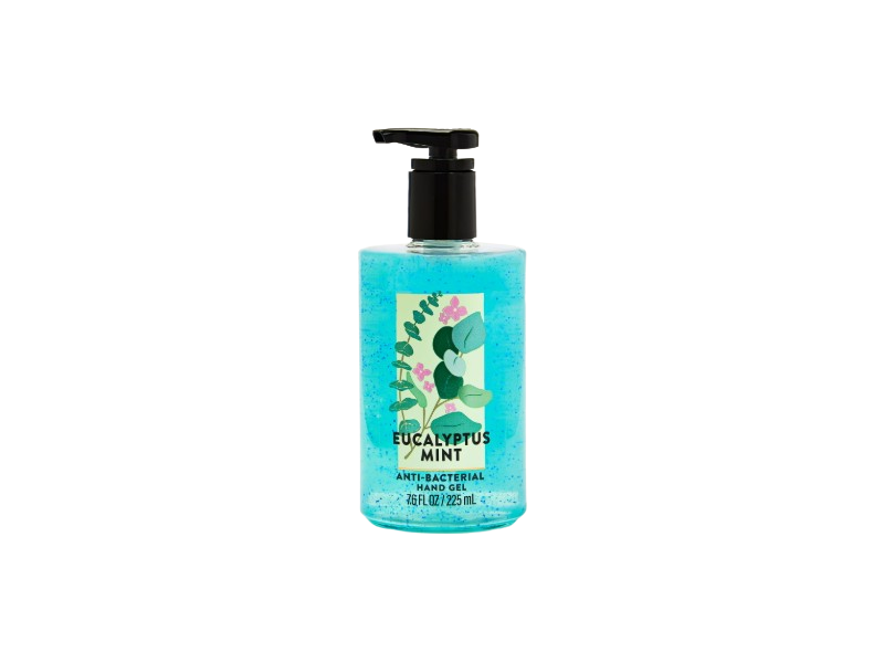 Bath & Body Works Anti-Bacterial Hand Gel, Eucalyptus Spearmint, 7.6 fl oz/225 mL