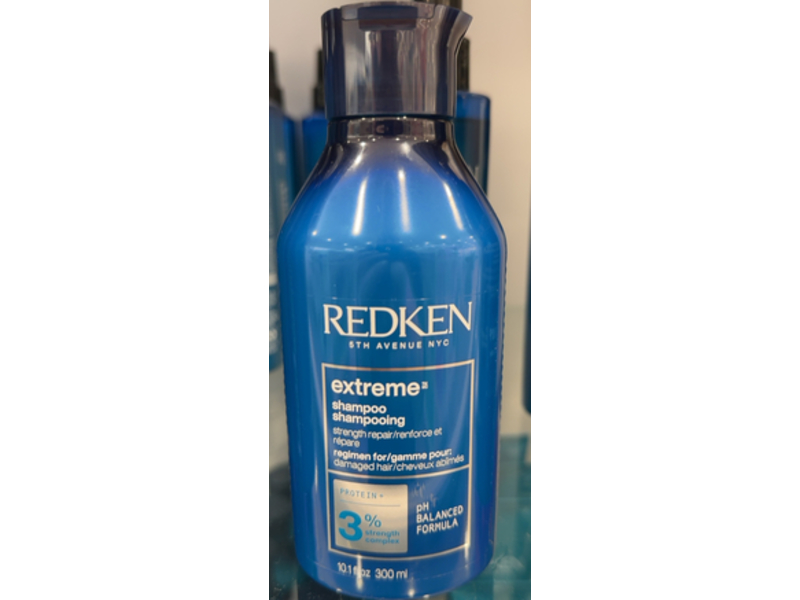 Redken Extreme Shampoo, Protein+ 3%, 10.1 fl oz/300 mL