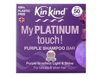 Kin Kind My Platinum Touch Shampoo Bar, Purple, 1.7 oz/50 g - thumbnail 1