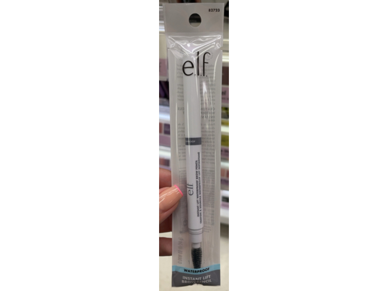 e.l.f. Instant Lift Waterproof Brow Pencil, Grey, 0.008 oz/0.24 g