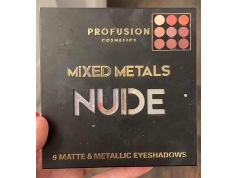 Profusion Cosmetics Eyeshadow Palette, Mixed Metals Nude, 0.79 oz/22.5 g
