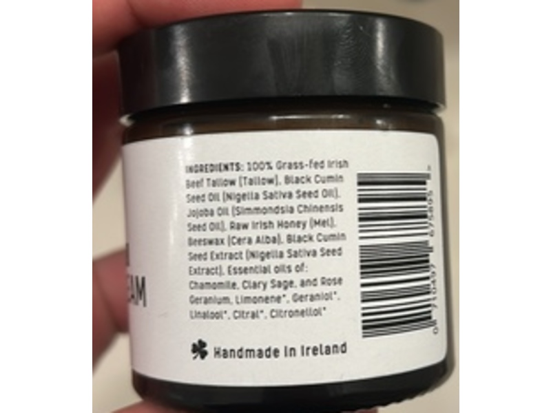 Ancestral Cosmetics Clarifying Cream, Tallow & Black Seed Oil, 2 oz/60 mL