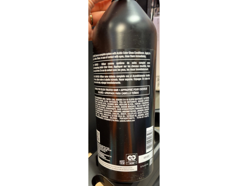 Redken Acidic Color Gloss Sulphate-Free Shampoo, 33.8 fl oz/1000 mL