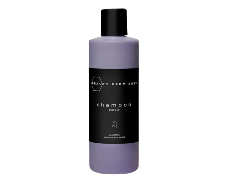 Beauty From Bees Purple Shampoo, 8 fl oz/250 mL