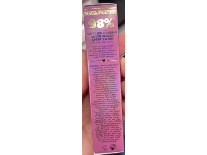 Too Faced Lip Injection Maximum Plump Extra Strength Instant & Long Term Lip Plumper Gloss, Full Send, 0.14 oz/4 g