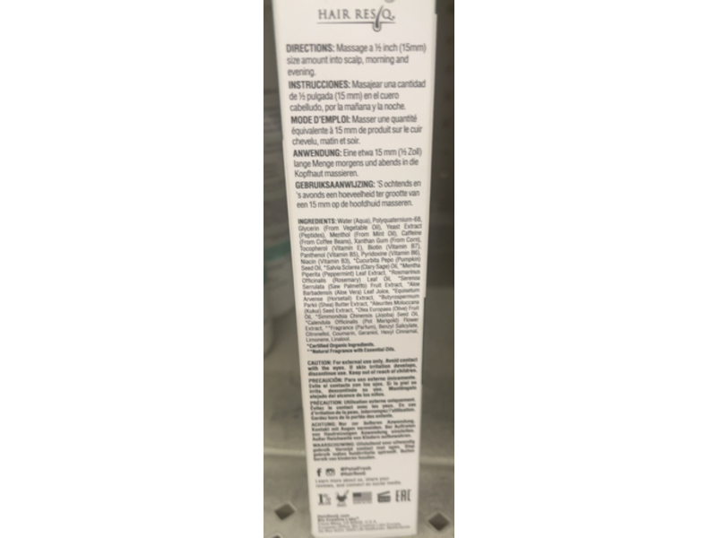 Petal Fresh Pure Hair ResQ Thickening Treatment Follicle Stimulator Serum, 2 fl oz/60 mL