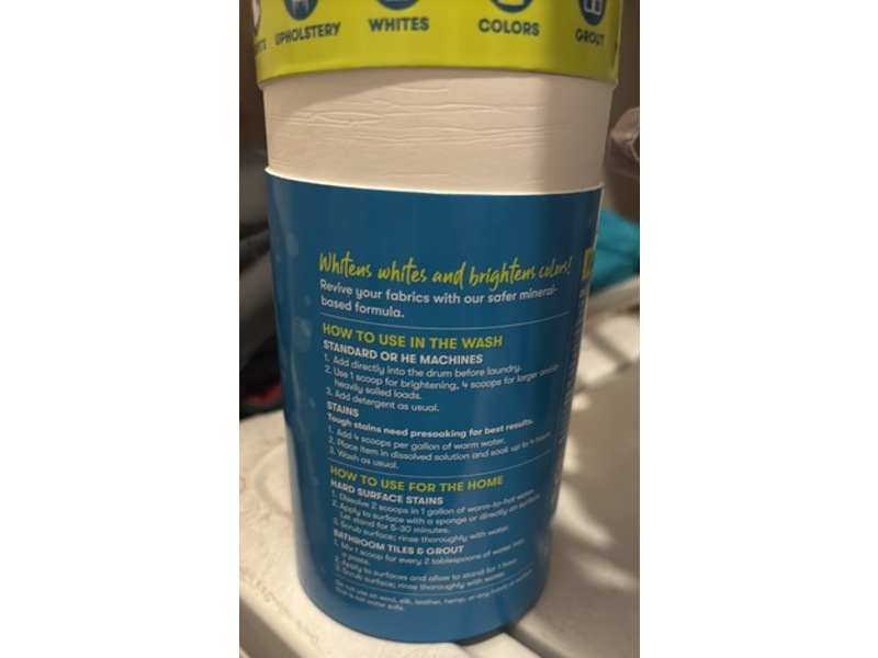 Ecos Oxo Brite Multi-Purpose Stain Remover, Free & Clear, 145 Loads, 32 oz