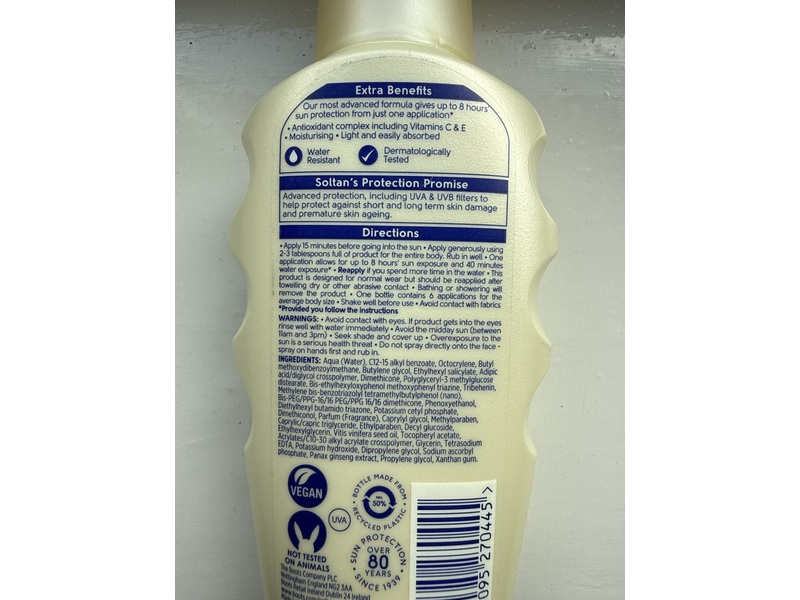 Boots Soltan Once Advanced 8hr Protect Suncare Spray, SPF 50+, 6.7 fl oz/200 mL