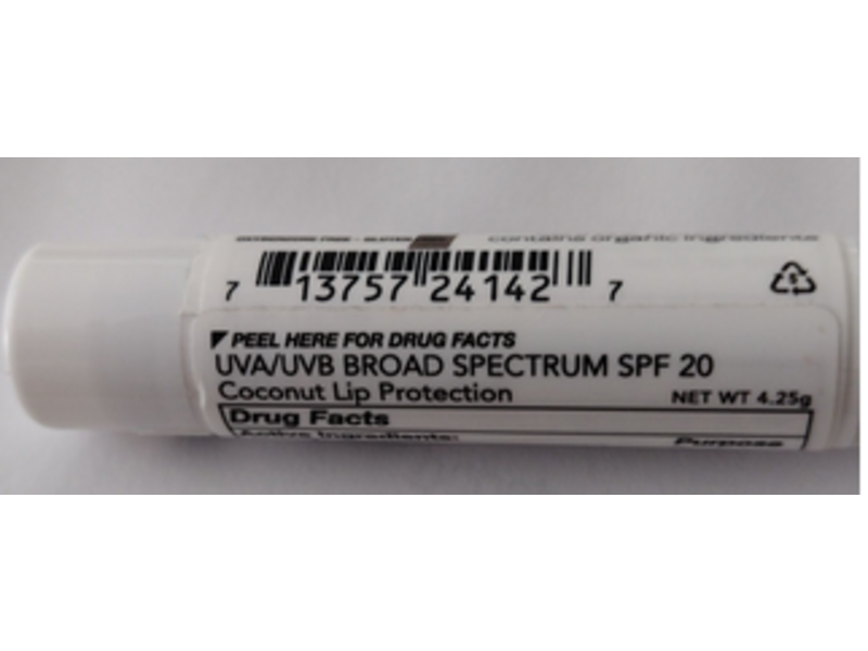 All Good Lips Lip Balm, Coconut, SPF 20, 4.25 g