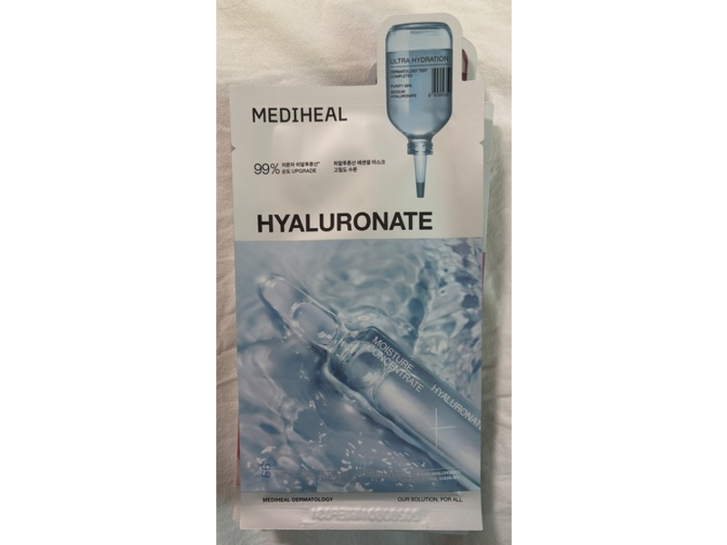 Mediheal Essential Face Mask, Hyaluronate, 0.81 fl oz/24 mL