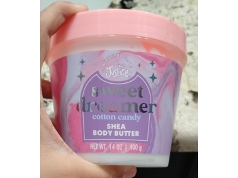 Justice Sweet Dreamer Body Butter, Cotton Candy, 14 oz/400 g