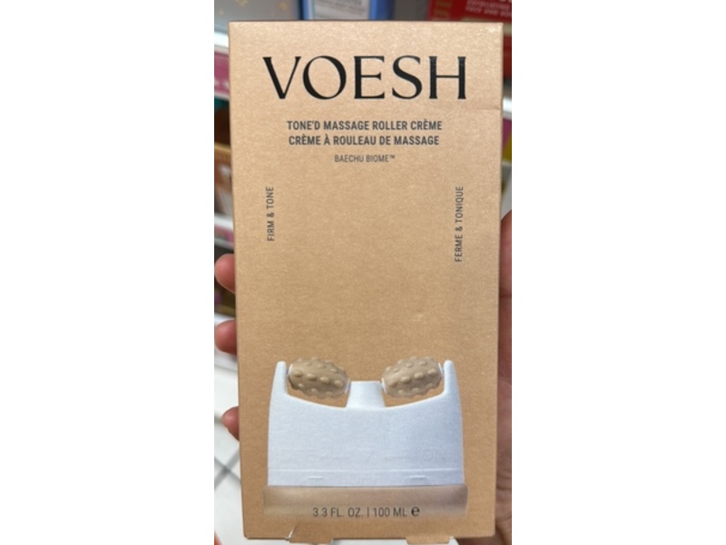 Voesh Firm & Tone Body Firming Roller Cream, 3.3 fl oz/100 mL