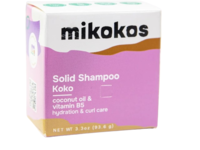 Mikokos Hydrating & Curl Care Solid Shampoo, Koko, Coconut Oil & Vitamin B5, 3.3 oz/93.6 g - thumbnail 1