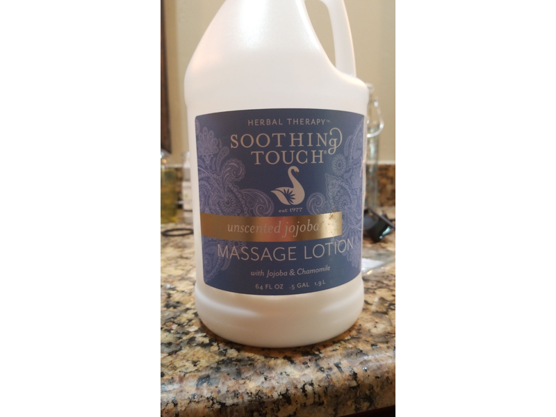 Soothing Touch Unscented Jojoba Massage Lotion, 64 fl oz/1.9 L