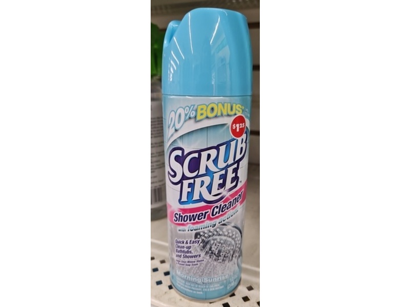 Scrub Free Shower Cleaner, Morning Sunrise, 12 oz/340 g, Pack Of 3