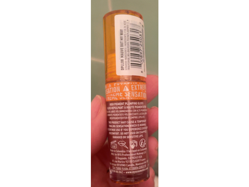 Nyx Professional Makeup Duck Plump High Pigment Lip Gloss, Mauve Out Of My Way, 0.23 fl oz/7 mL