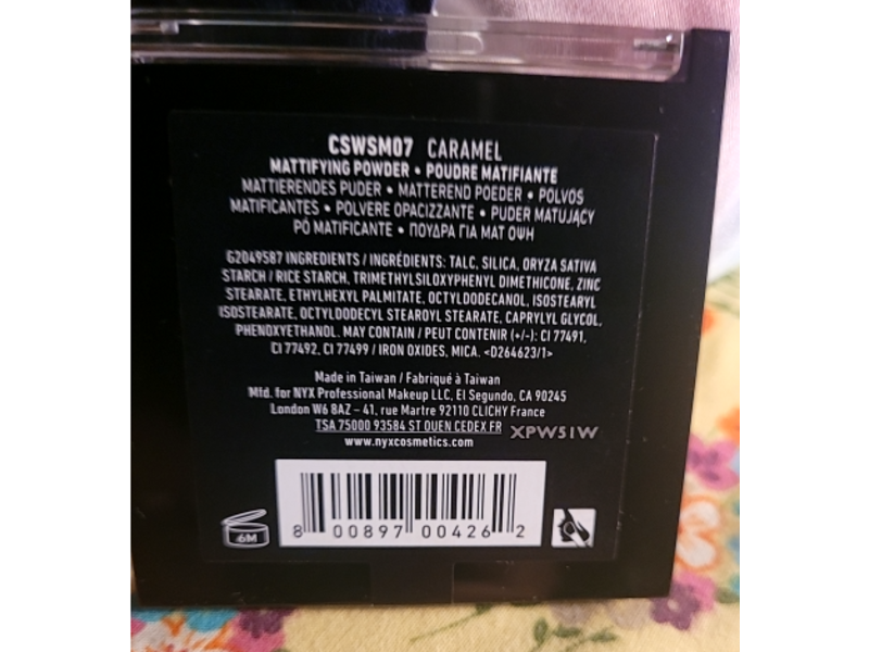 NYX Professional Makeup Can't Stop Won't Stop Pressed Powder, Caramel, 0.21 oz/6 g