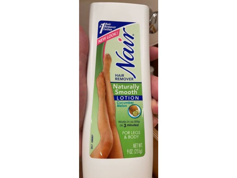 Nair Hair Remover Lotion, Cucumber Melon, 9 oz/255 g