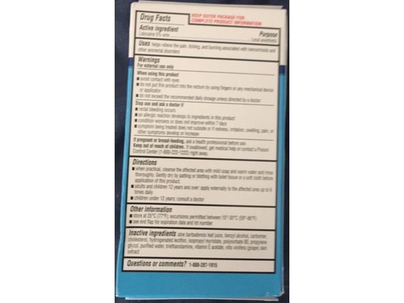 Equate Hemorrhoid Relief Cream, 1 oz/30 g