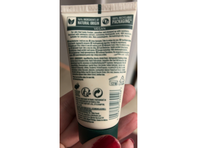 The Body Shop Edelweiss Smoothing Day Cream, Smooth, 1 oz/29 g