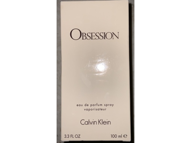 Calvin Klein Eau De Parfum Spray, Obsession, 3.3 fl oz/100 mL