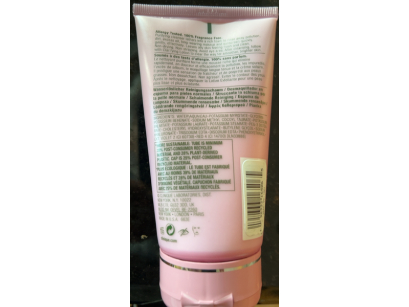 Clinique Rinse Off Foaming Cleanser Mousse, 5 fl oz/150 mL