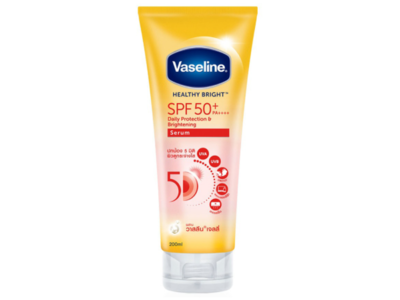 Vaseline Daily Protection & Brightening Serum Sunscreen, SPF 50+ PA++++, 200 mL