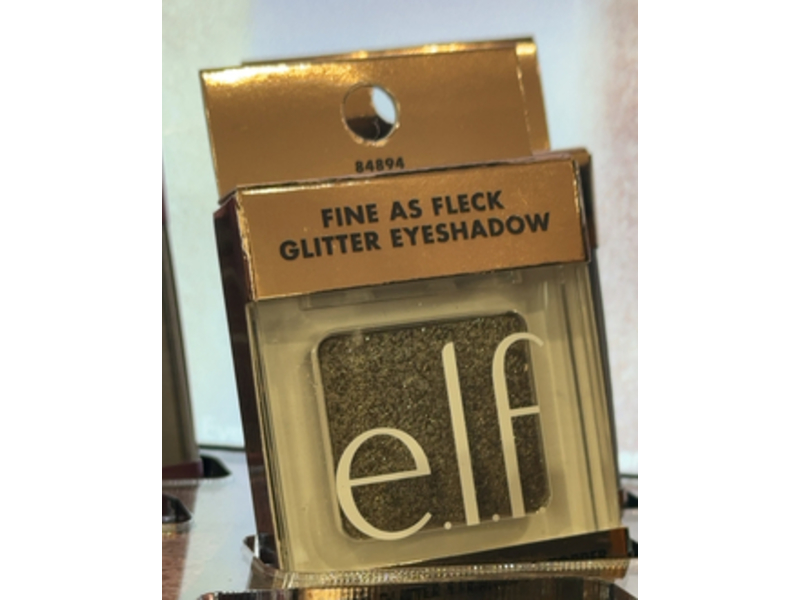 e.l.f. Fine As Fleck Glitter Eyeshadow, Filthy Rich, 0.07 oz