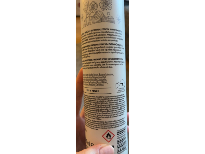 Four Reasons No Nothing Sensitive Strong Hairspray, 7.5 oz/214 g