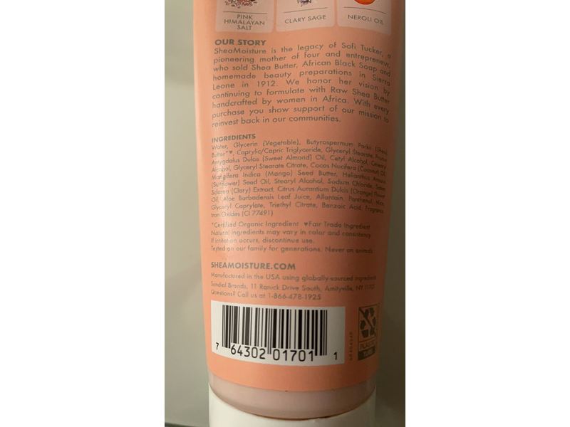 SheaMoisture Relaxing Body Cream, Pink Himalayan Salt, 8 oz/227 g