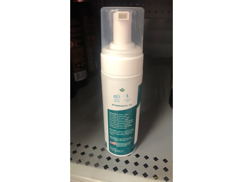 pH-D Feminine Health Sensitive Foam Wash, Boric Acid, 6 fl oz/177.44 mL