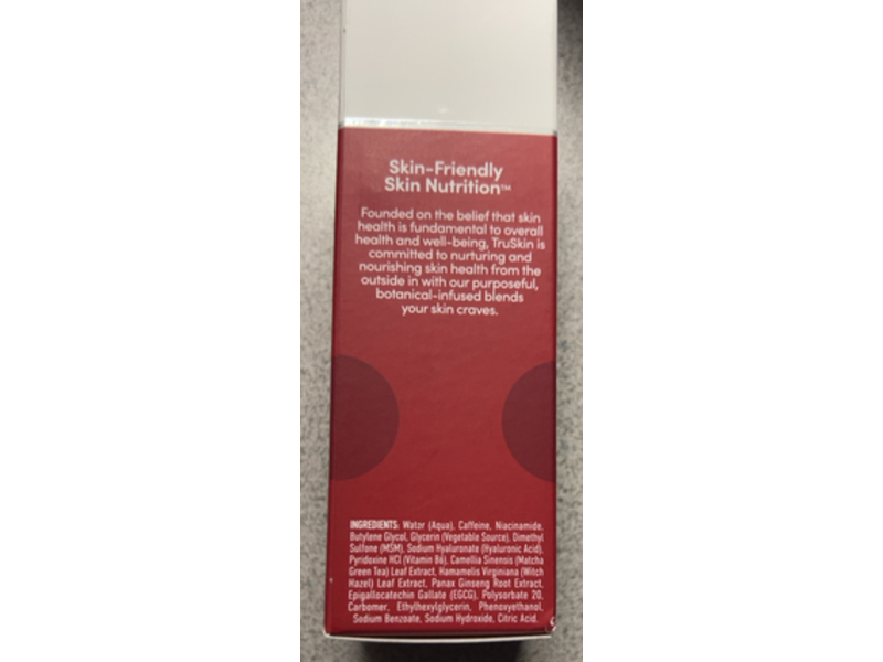 Truskin Facial Serum, Caffeine, 1 fl oz/30 mL