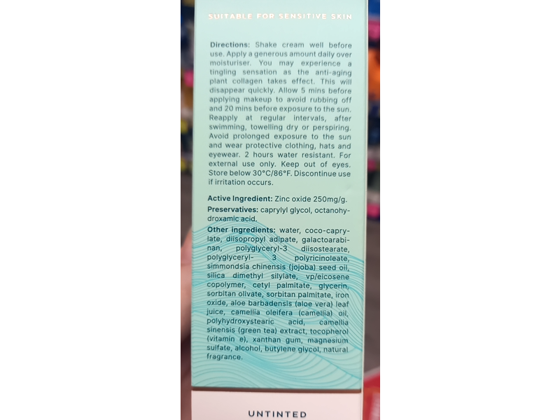 Wotnot Naturals Natural Face Sunscreen + BB Cream, SPF 30, Untinted, 2.1 oz/60 g