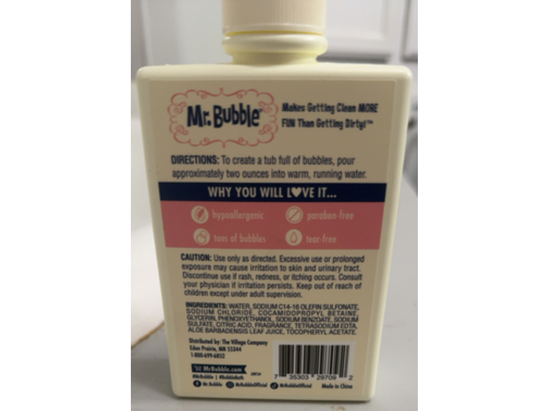 Mr. Bubble Original Bubble Bath, 8 fl oz/236 mL