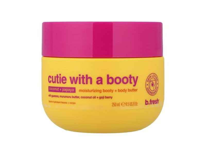 B.Fresh Cutie With a Booty Body Butter, Coconut + papay , 8.5 oz/250 mL