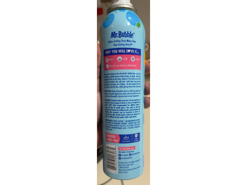 Mr.Bubble Doodle Foam Soap, Blueberry, 8 oz/226.8 g
