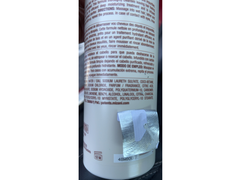 Mizani Moisture Fusion Intense Hydration Gentle Clarifying Shampoo, 16.9 fl oz/500 mL