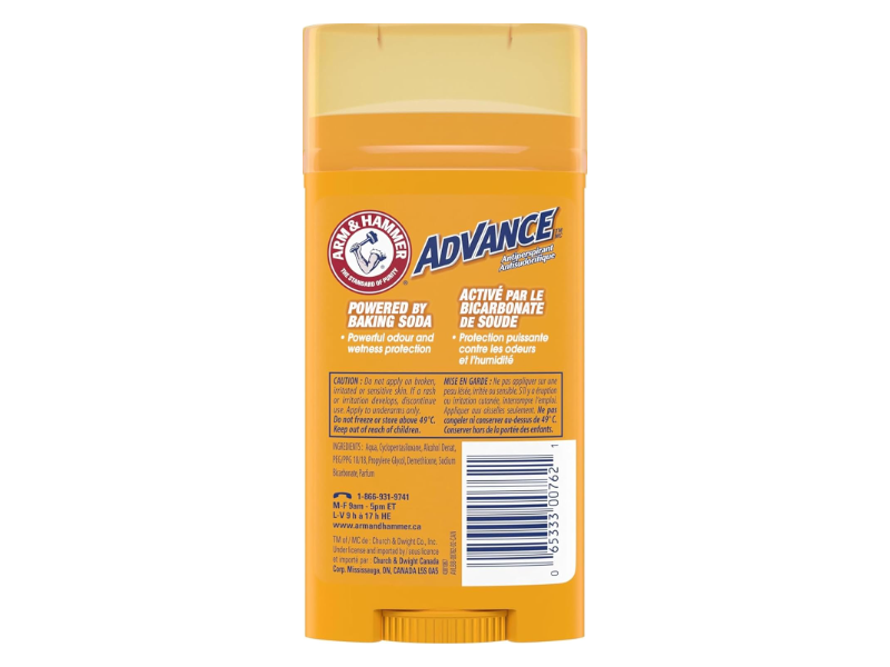 Arm & Hammer Advance Clear Gel Antiperspirant, Fresh, 113 g